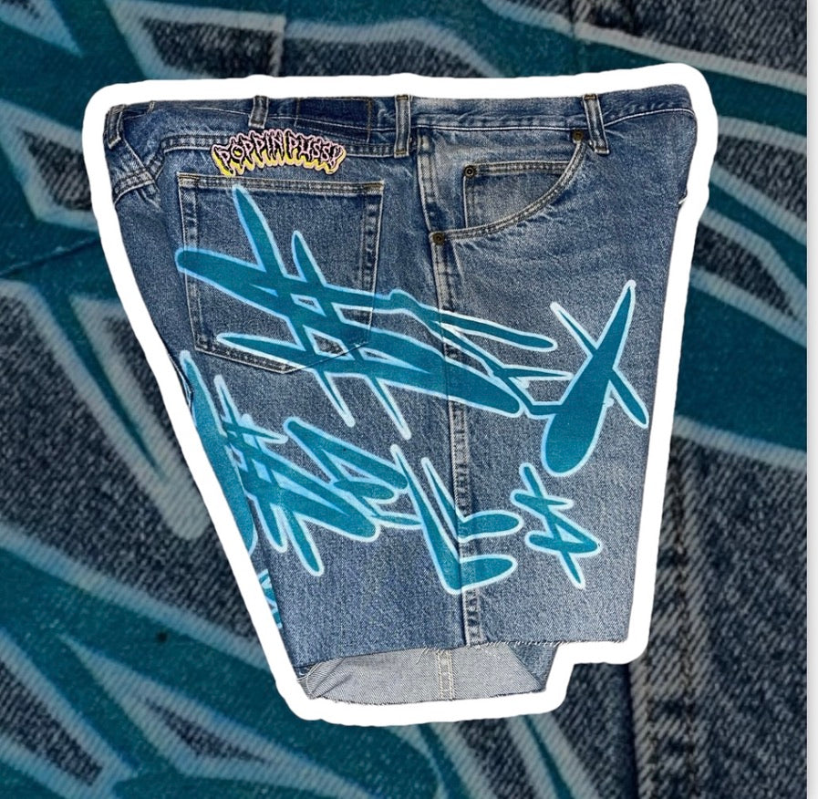Blue Jean Shorts